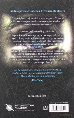 Najczarniejszy strach - Harlan Coben [KSIĄŻKA]