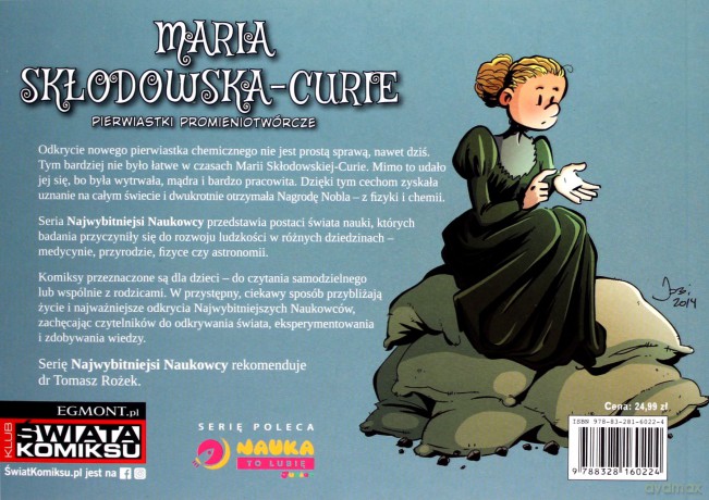 Najwybitniejsi Naukowcy. Maria Skłodowska-Curie - Jordi Bayarri [KOMIKS]