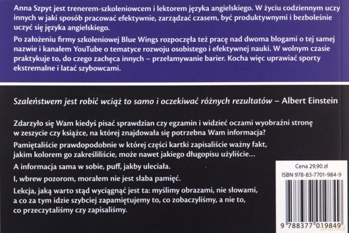 Nauka czasów w języku angielskim dla wzrokowców - Anna Szpyt [KSIĄŻKA]