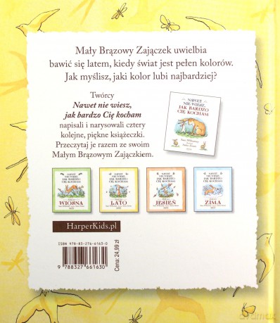 Nawet nie wiesz, jak bardzo cię kocham, kiedy jest lato - Sam McBratney [KSIĄŻKA]