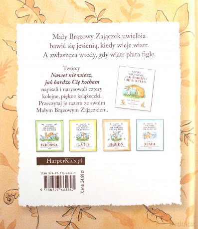 Nawet nie wiesz, jak bardzo cię kocham, kiedy jest jesień - Sam McBratney [KSIĄŻKA]