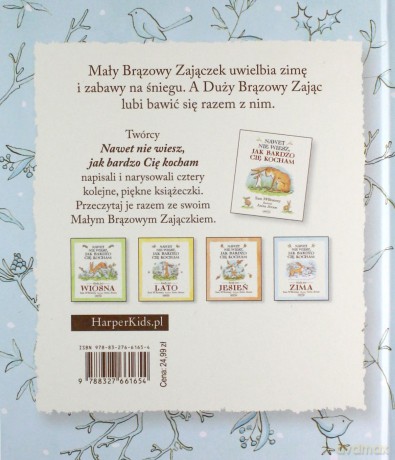 Nawet nie wiesz, jak bardzo cię kocham, kiedy jest zima - Sam McBratney [KSIĄŻKA]