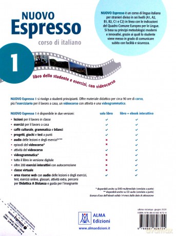 Nuovo Espresso 1 podręcznik + wersja cyfrowa - Luciana Ziglio, Giovanna Rizzo [KSIĄŻKA]