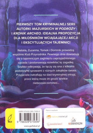 Klub Przyrodnika (Tom 1) Zagadka purpurowej orchidei - Agnieszka Stelmaszyk [KSIĄŻKA]