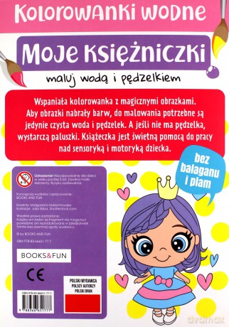 Moje księżniczki. Malowanka wodna [KSIĄŻKA]