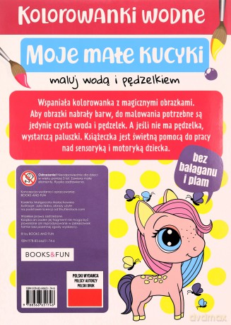 Moje kucyki. Malowanka wodna [KSIĄŻKA]