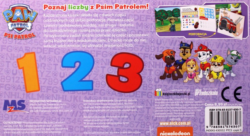 Psi Patrol. Wiem i ja! Sam liczę [KSIĄŻKA]