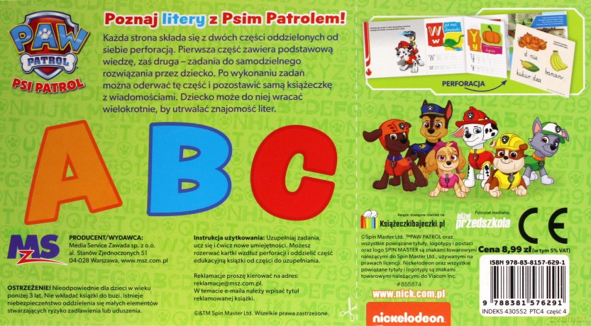Psi Patrol. Wiem i ja! Sam piszę [KSIĄŻKA]