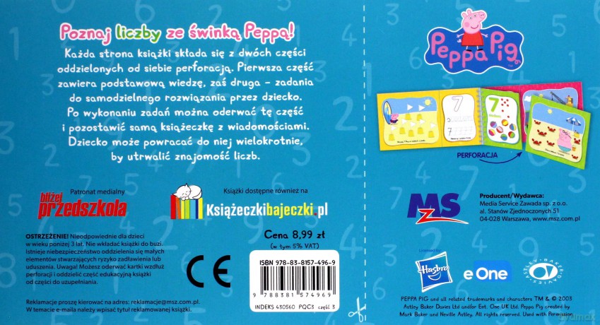 Świnka Peppa. Wiem i ja! Zam liczby [KSIĄŻKA]