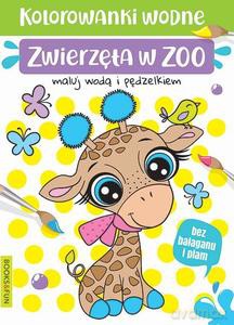 Zwierzeta w ZOO. Malowanki wodne [KSIĄŻKA]
