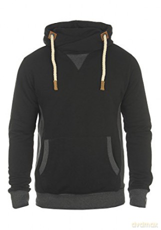 Indicode: Billy Men's Hoodie Black
