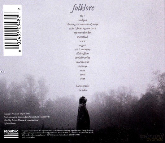 Taylor Swift: Folklore [CD]