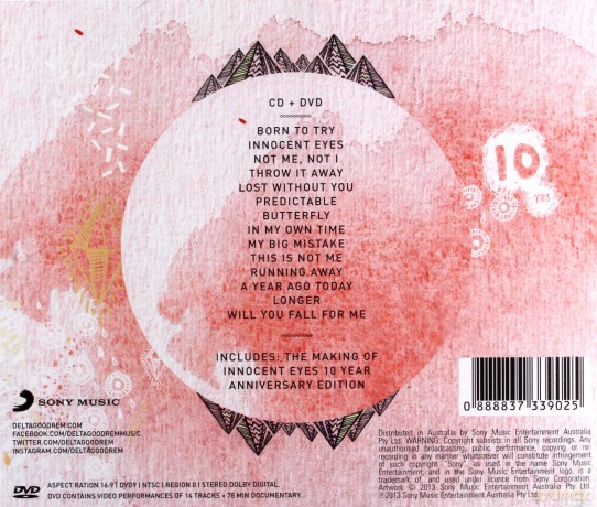 Delta Goodrem: Innocent Eyes - 10 Year Anniversary [CD]+[DVD]