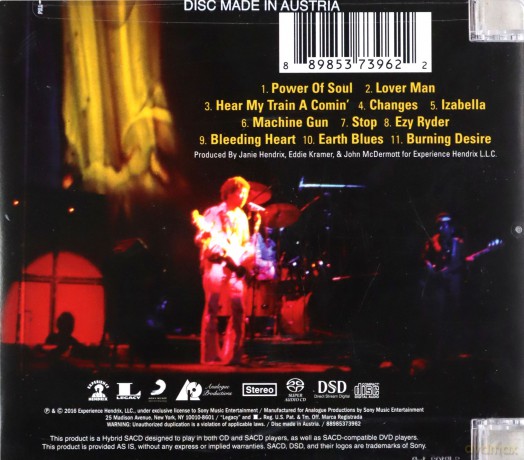 Jimi Hendrix: Machine Gun [SACD]
