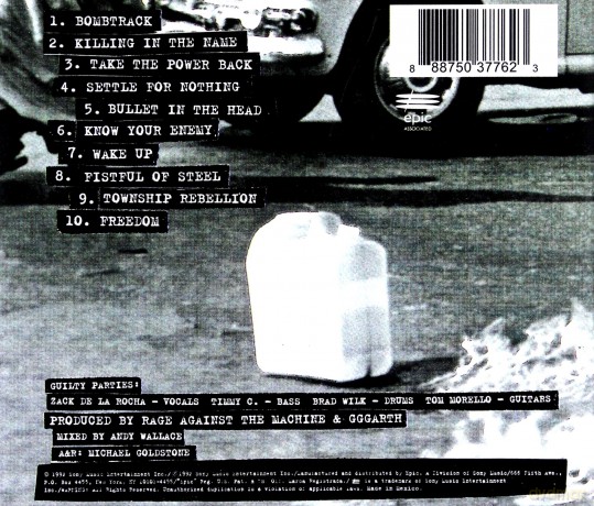 Rage Against The Machine: Rage Against The Mach [CD]