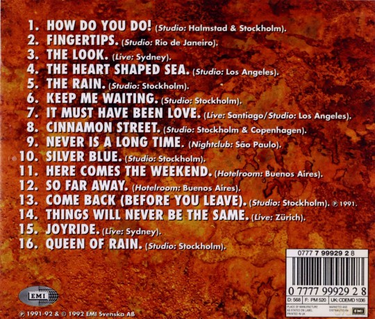 Roxette: Tourism [CD]