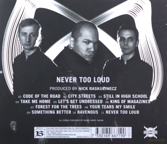 Danko Jones: Never Too Loud [CD]