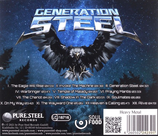 Generation Steel: The Eagle Will Rise [CD]
