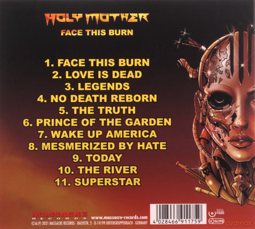 Holy Mother: Face This Burn (digipack) [CD]