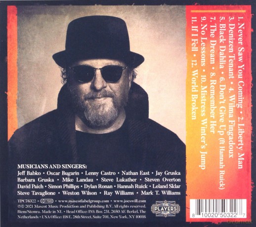 Joseph Williams: Denizen Tenant (digipack) [CD]