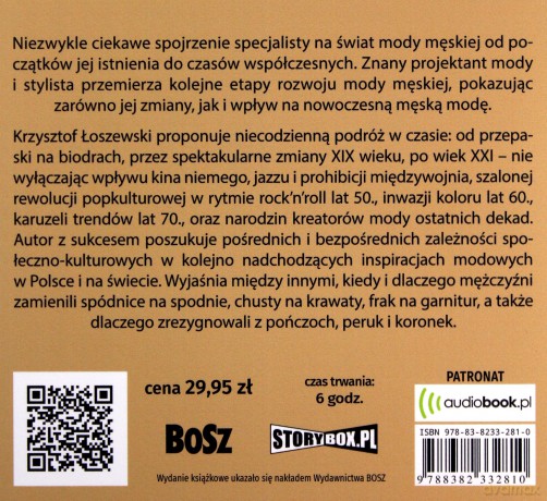 Od spódnicy do spodni. Historia mody męskiej - Krzysztof Łoszewski [AUDIOBOOK]