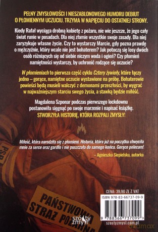 W płomieniach. Cztery żywioły (Tom 1) - Magdalena Szponar [KSIĄŻKA]