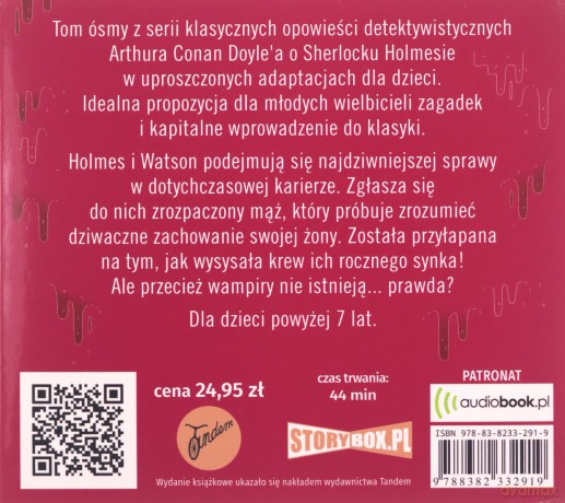 Wampirzyca z hrabstwa Sussex. Sherlock Holmes (Tom 8) - Arthur Conan Doyle [AUDIOBOOK]