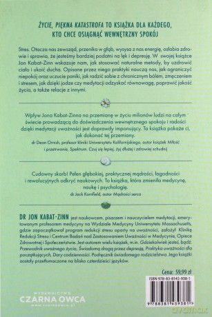 Życie, piękna katastrofa - Jon Kabat-Zinn [KSIĄŻKA]