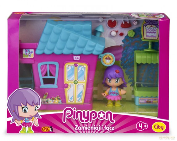 Pinypon City Zestaw Domek Różowy