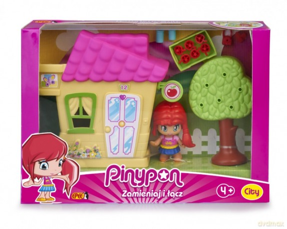 Pinypon City Zestaw Domek Żółty