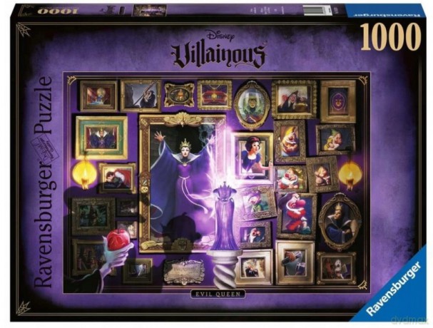 RAVENSBURGER 1000 el. Villainous, Zła królowa [PUZZLE]