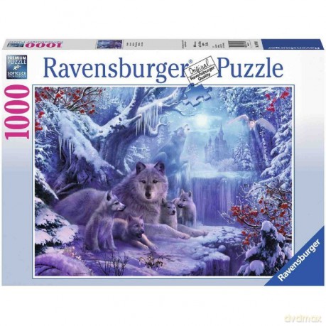 RAVENSBURGER 1000 el. Wilki zimą [PUZZLE]