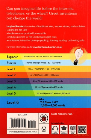 Ladybird Readers Level 6 Great Inventions [KSIĄŻKA]