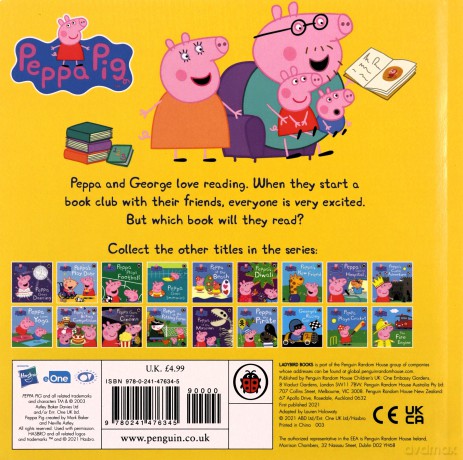 Peppa Pig: Peppa Loves Reading [KSIĄŻKA]