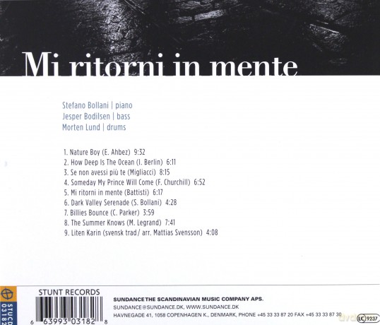 Stefano Bollani, Jesper Bodilsen, Morten Lund: Mi Ritorni In Mente [CD]