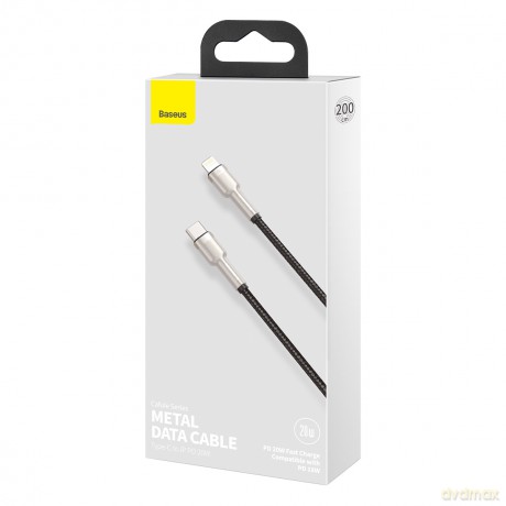 BASEUS Kabel Cafule USB-C - Lightning PD 20W 2m
