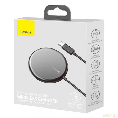 BASEUS Simple Magnetic Ładowarka indukcyjna 15W