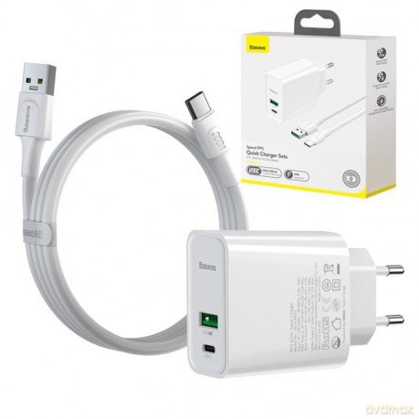 BASEUS Speed PPS Ładowarka Sieciowa 30W+ kabel