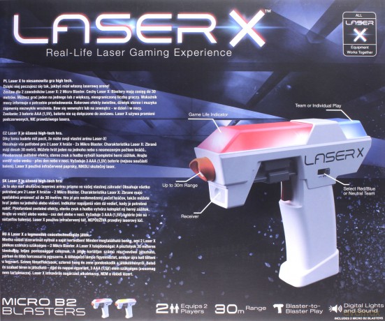 Laser X - Mikroblaster Zestaw Podwójny