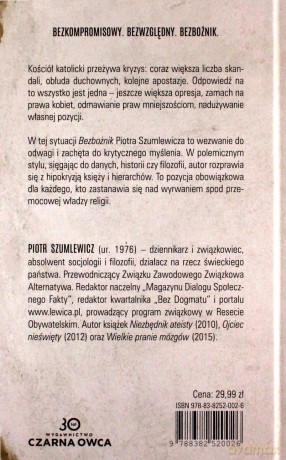 Bezbożnik - Piotr Szumlewicz [KSIĄŻKA]