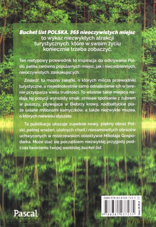 Bucket list Polska. 365 nieoczywistych miejsc - Mikołaj Gospodarek [KSIĄŻKA]