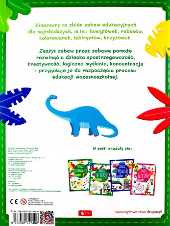 Diznozaury. Zeszyt zabawy - Justyna Tkocz [KSIĄŻKA]