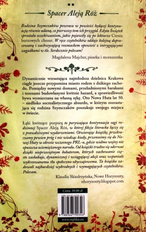 Spacer Aleją Róż Tom 2 Łąki kwitnące purpurą - Edyta Świętek [KSIĄŻKA]