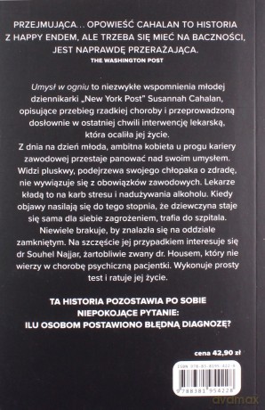 Umysł w ogniu - Susannah Cahalan [KSIĄŻKA]