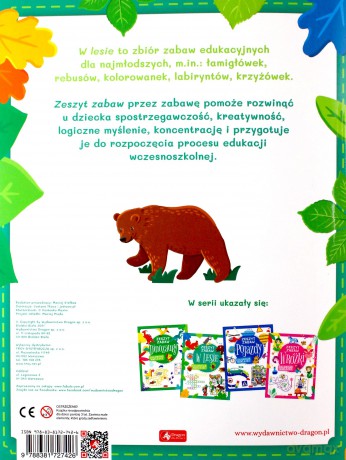 W lesie. Zeszyt zabawy - Justyna Tkocz [KSIĄŻKA]