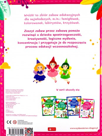 Wróżki. Zeszyt zabawy - Justyna Tkocz [KSIĄŻKA]