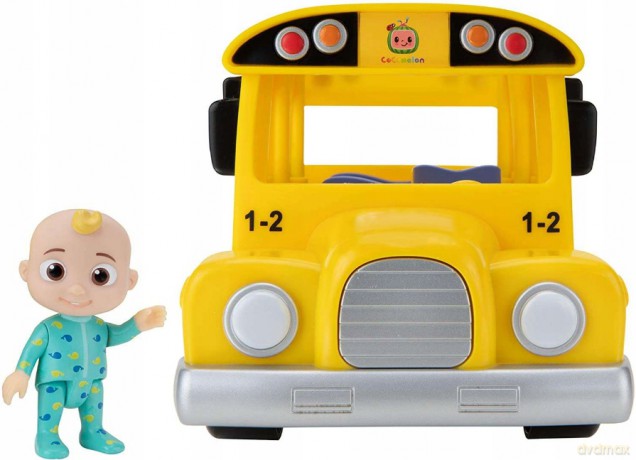 CoComelon Muzyczny żółty szkolny autobus