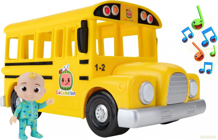CoComelon Muzyczny żółty szkolny autobus