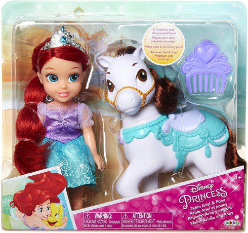 Disney Princess mini lalka i kucyk (wysyłka losowa)