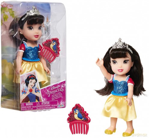 Disney Princess mini lalki 15 cm + grzebień 1 sztuka (wysyłka losowa)